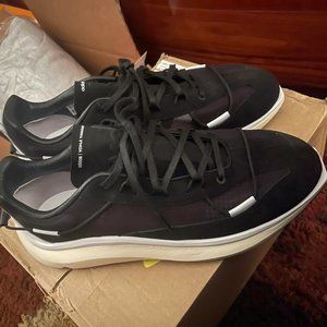 Y-3 Adidas Yohji Yamamoto Shiku Run Black/White Size 12